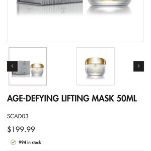 Secret Collagen Luxurious Gold & White Age-Defying Mask